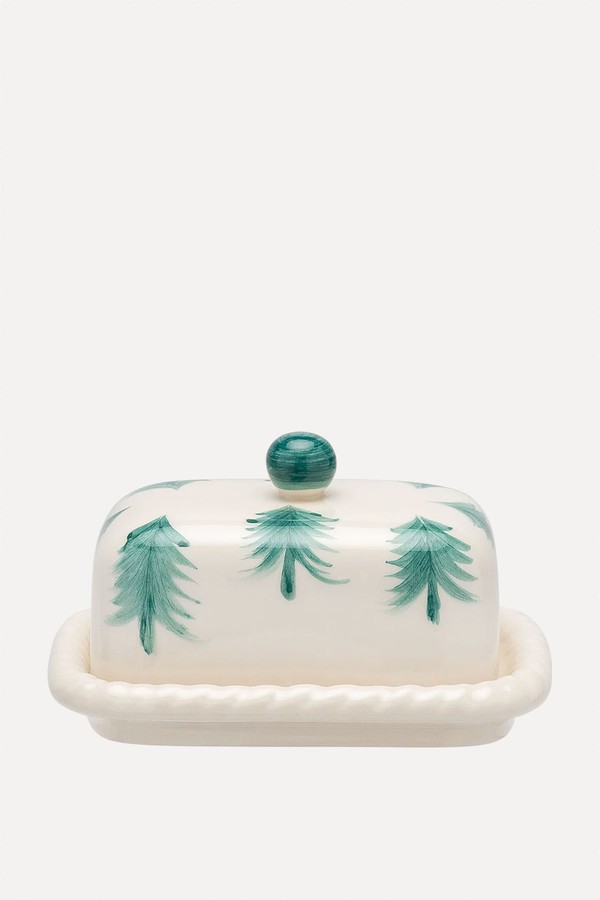Christmas Forest Butter Dish from Anna + Nina