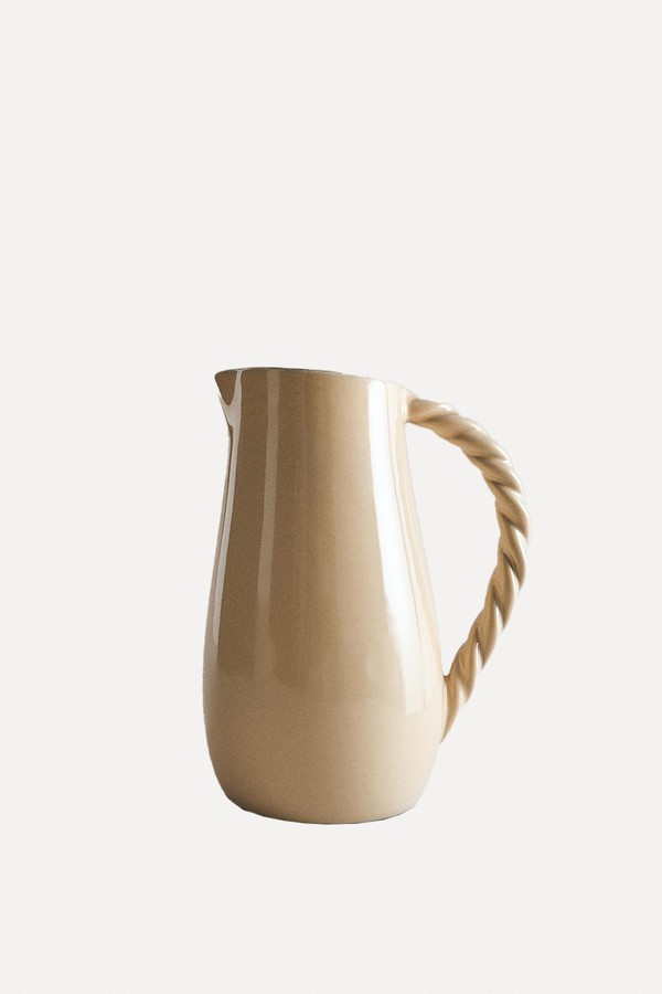 Braided Terracotta Jug from Zara