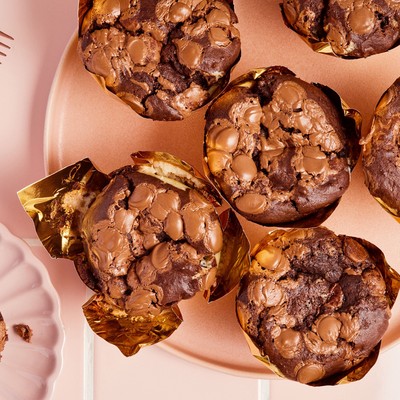 Chocolate Cheesecake Muffins