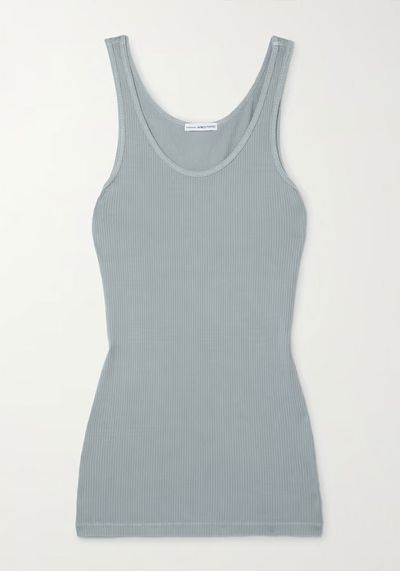 The Daily Ribbed Stretch Supima Cotton Tank from James Perse