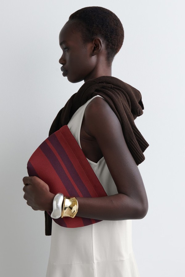 Striped Pouch