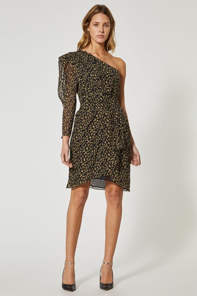 Morello One Sleeve Dress