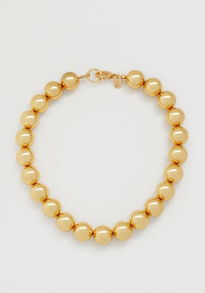 Tassel Bead Necklace from Mango