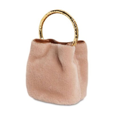 Pannier Shearling Bucket Bag from Marni