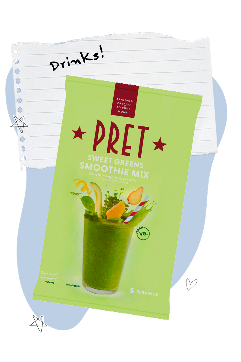Sweet Greens Smoothie Mix from Pret