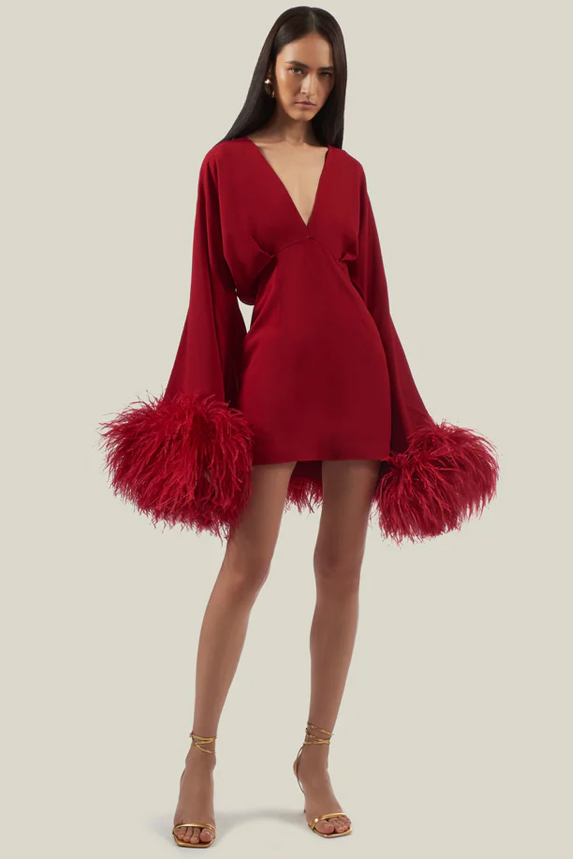 Feathered Mini Magnifique Dress