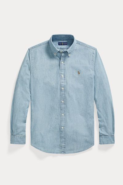 Custom Fit Chambray Shirt