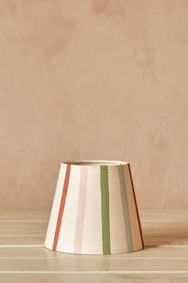 Striped Lampshade from Hum London x Domenica Marland