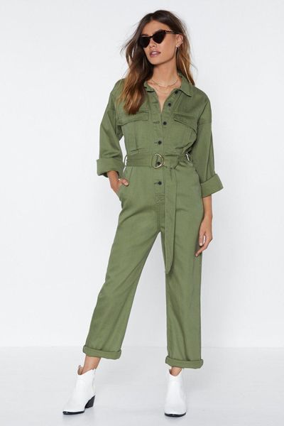 Girl Utility Fine Jumpsuit