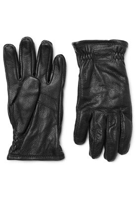 Sarna Full-Grain Leather Gloves from Hestra