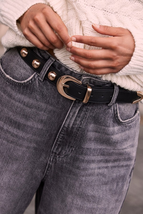 Statement Leather Belt from Mint Velvet