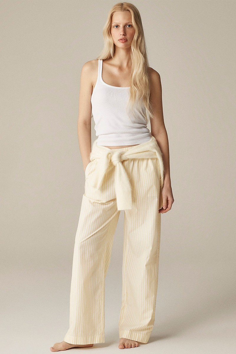Cotton Poplin Pajama Pants from J.CREW