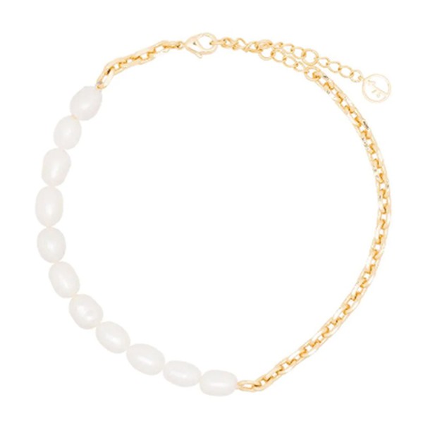 Pearl Chain Anklet from Anissa Kermiche