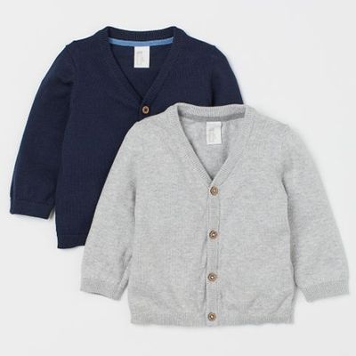 2-Pack Cotton Cardigans from H&M