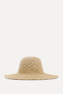 Textured Sun Hat from Mango