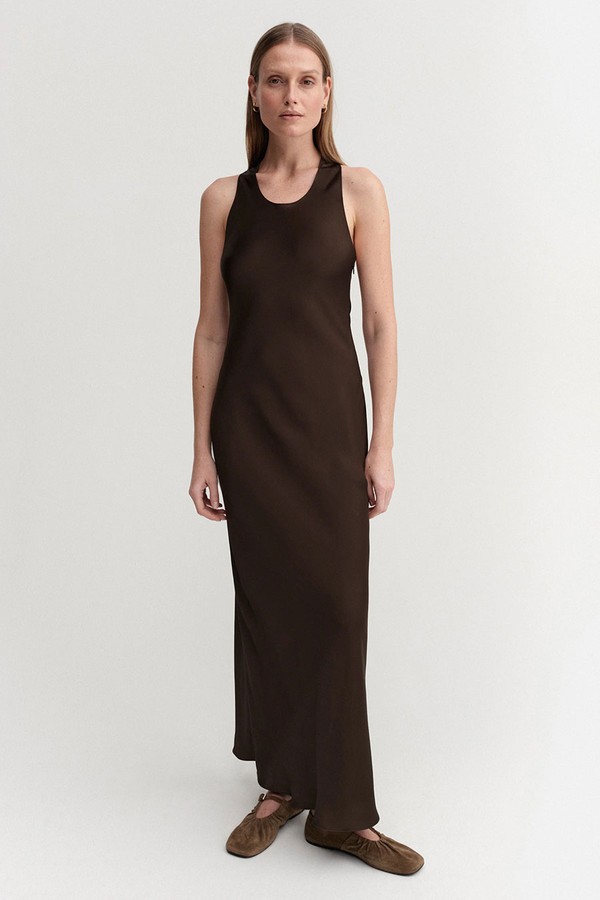 Zila Satin Dress from Almada Label 
