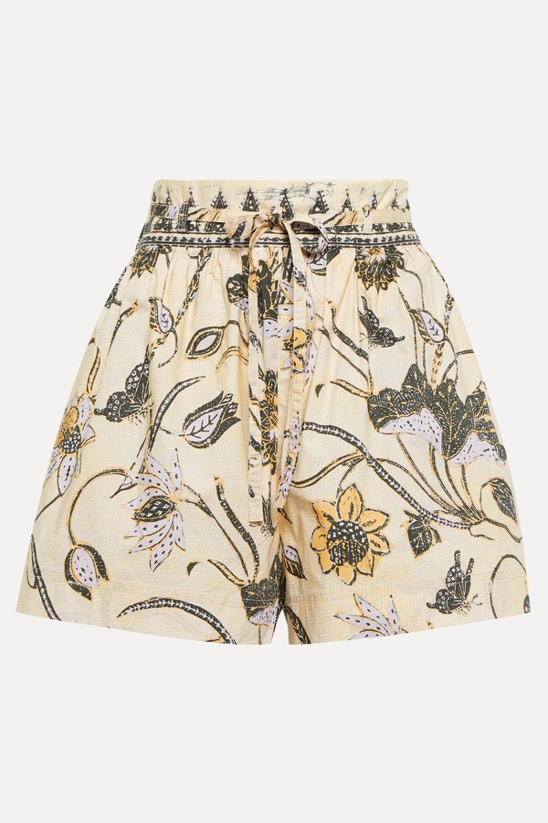 Rowan Floral Cotton Poplin Shorts from Ulla Johnson 