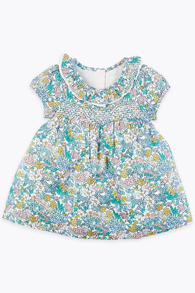 Cotton Floral Smock Dress from Marks & Spencer