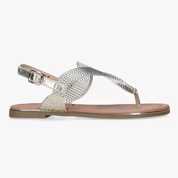Brisk Textured Flat Sandals from Carvela