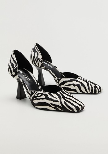 Zebra Leather Shoes from Mango