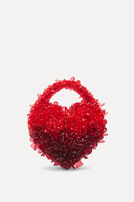 Cherry Heart Quartz Bag from Clio Peppiatt