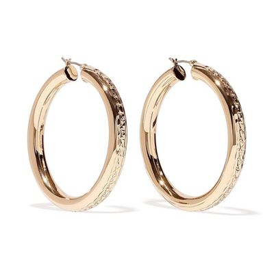 Lucy Gold-Plated Hoop Earrings from Dannijo