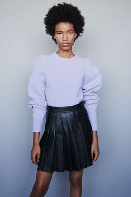 Wool Sweater With Balloon Sleeves from Maje