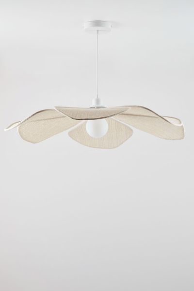 Linen Ceiling Lamp from Benavid