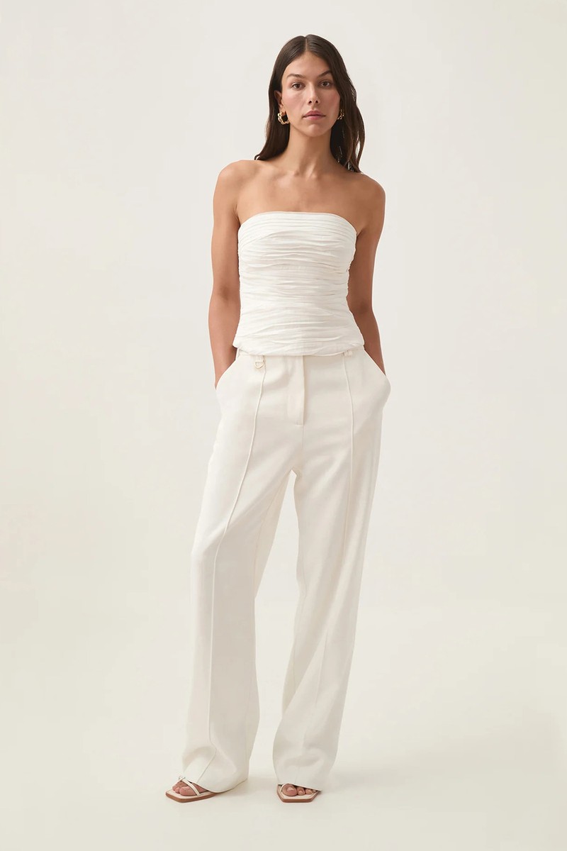 Sunbeam Ruched Bustier from Aje.