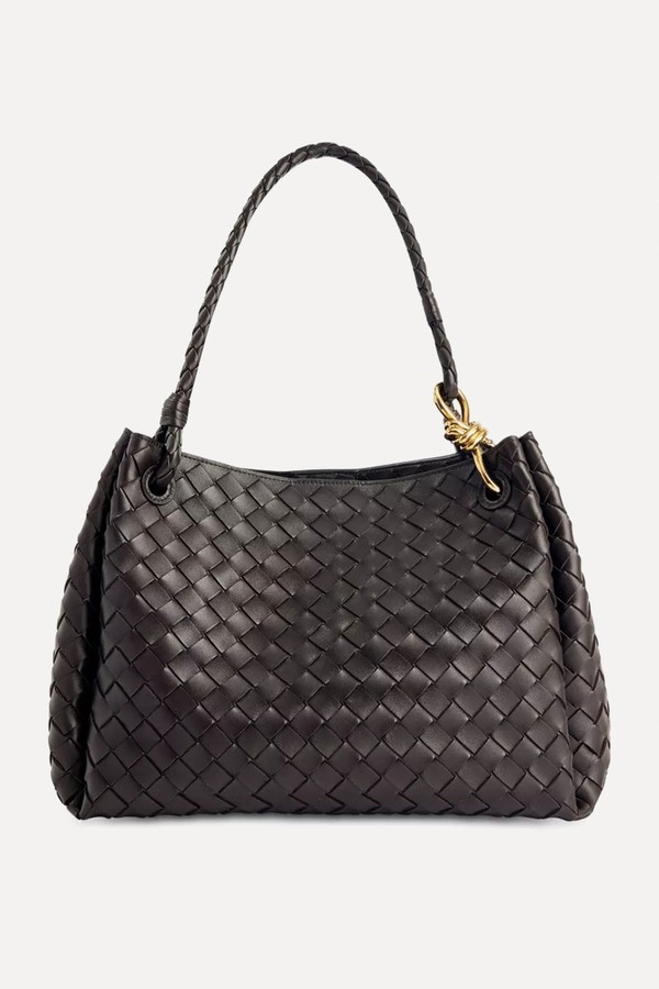 Parachute Leather Shoulder Bag from Bottega Veneta