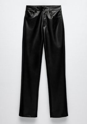 Leather Trousers from Zara