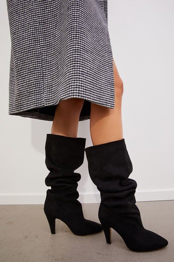 Knee-High Heeled Boots