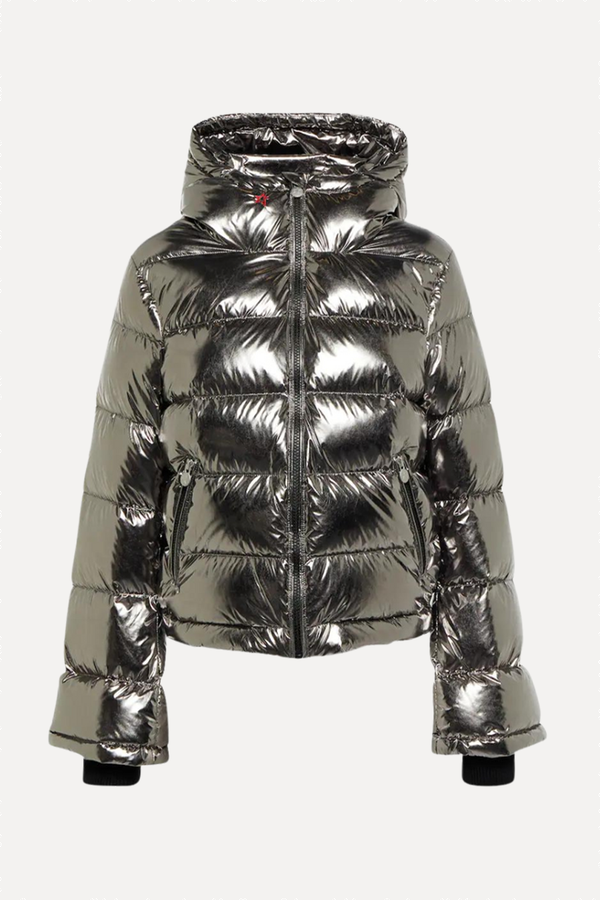 Polar Quilted Down Hooded Ski Jacket from PERFECT MOMENT