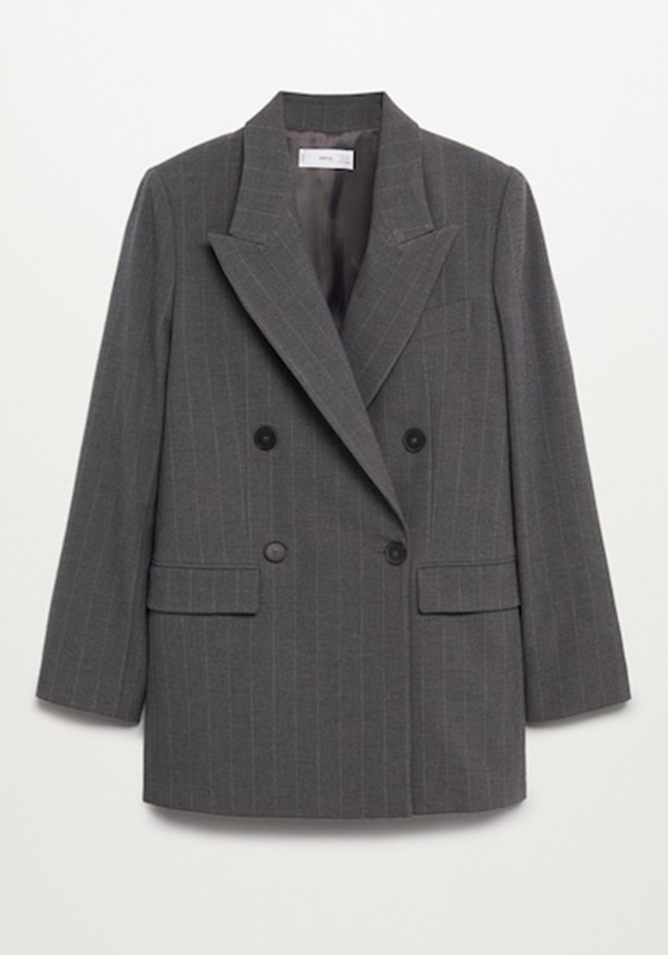 Pinstripe Suit Blazer from Mango