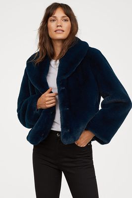 Faux Fur Jacket from H&M