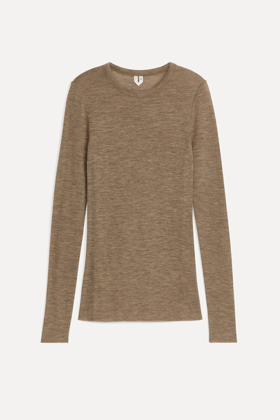 Long-Sleeved Merino Top from ARKET