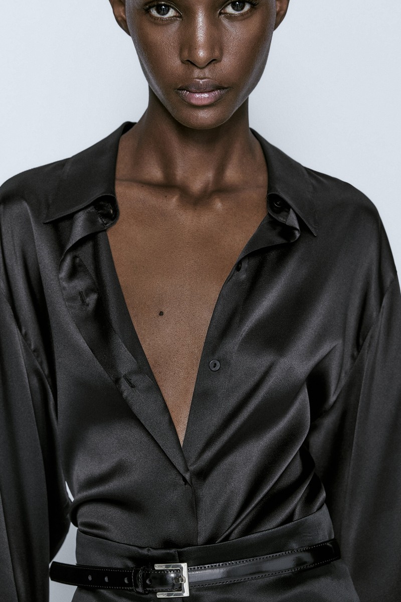 Fitted Silk Shirt