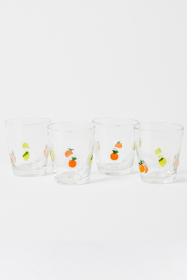 Como Fruit Glass Tumblers  from Oliver Bonas