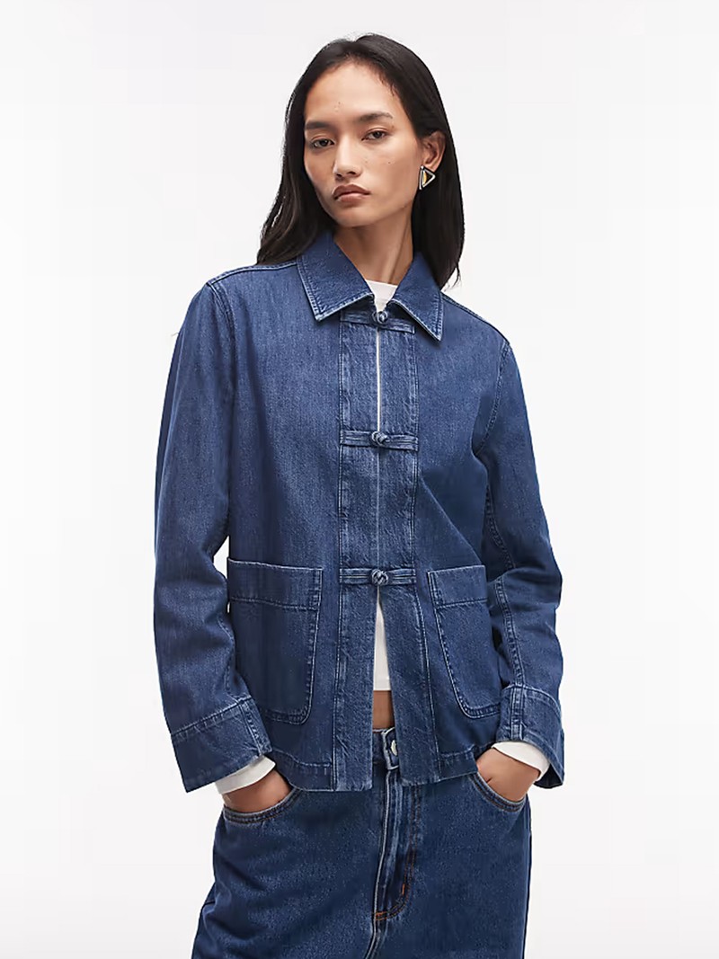 Clean Utility Denim Overshirt from ARKET