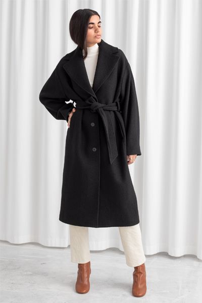 Oversized Belted Wool Coat from & Other Stories