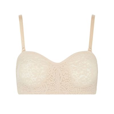 Halo Lace Strapless Bra White from Wacoal