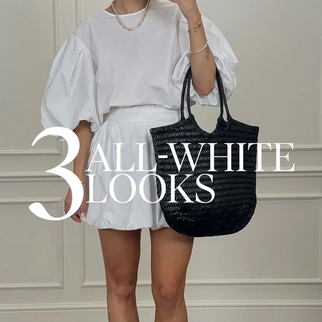 On this week’s #FridayFashionFix, @pollyvsayer shows us 3 ways to make all-white looks more intere