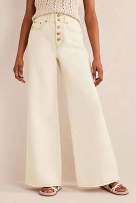 Ultra High Rise Wide Leg Jeans from Boden