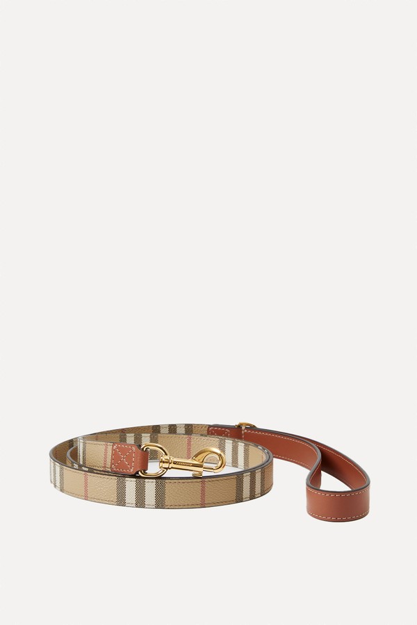 Check Dog Lead from Burberry