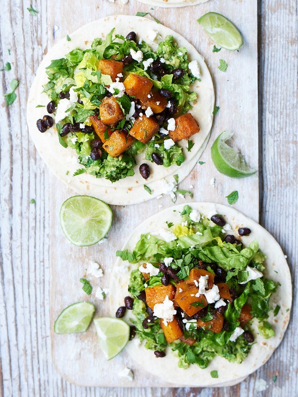 Black Bean & Butternut Squash Tacos