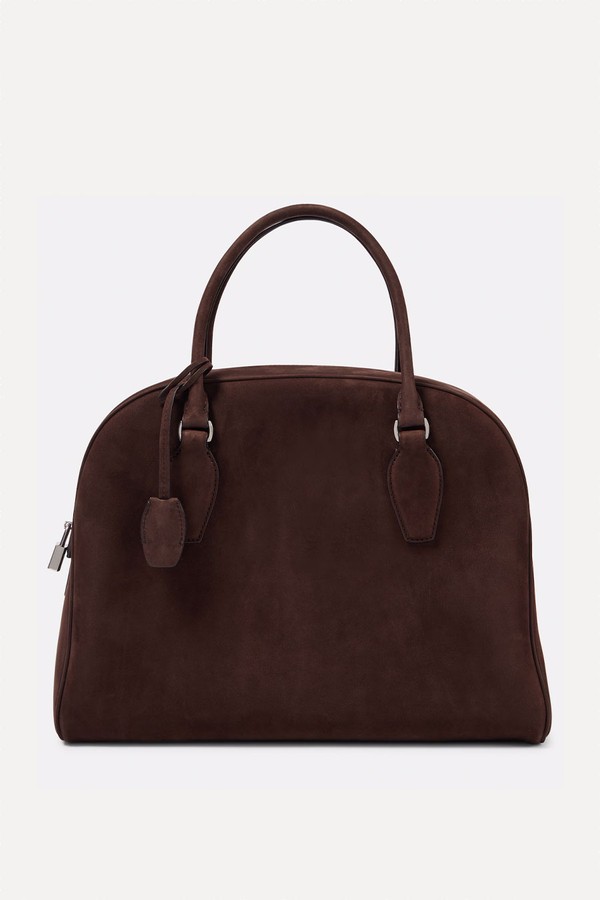 India 12.00 Suede Tote Bag from The Row