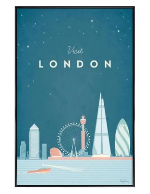 Vintage London Travel poster from Henry Rivers