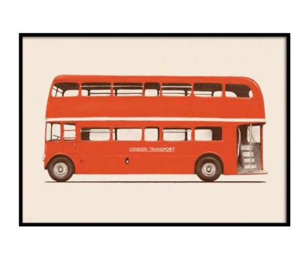 Double Decker Bus from Desenio