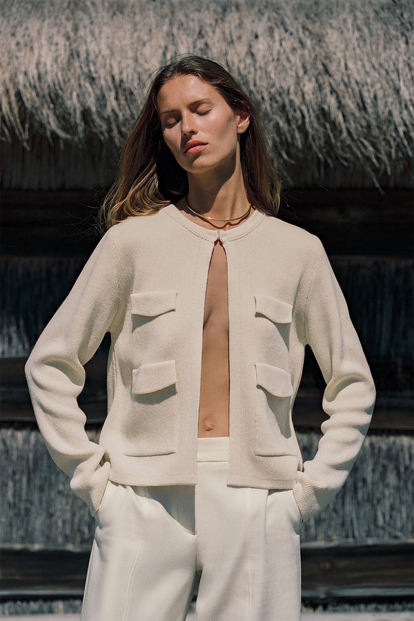 Knit Cardigan With Pockets