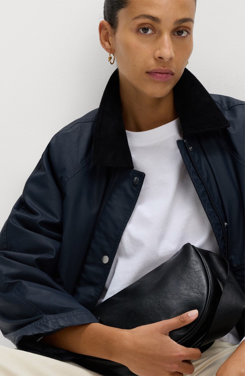 Waxed-Look-Short-Utility-Jacket